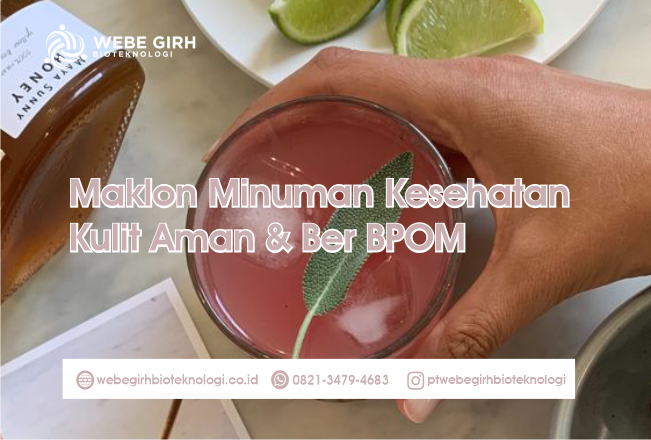 Maklon Minuman Kesehatan Kulit Aman & Ber BPOM