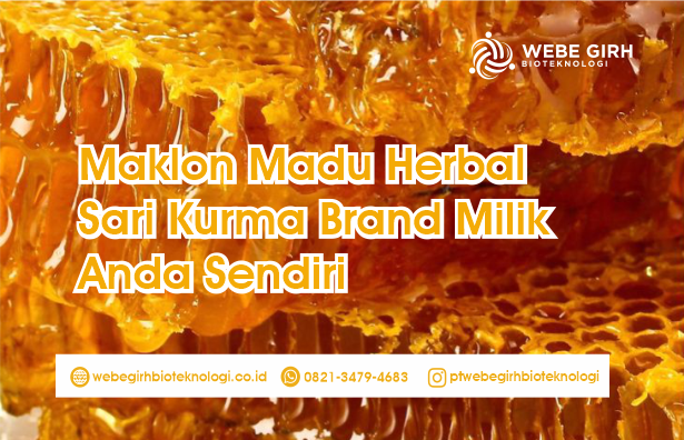 Maklon Madu Herbal Sari Kurma Brand Milik Anda Sendiri