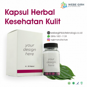 maklon kapsul herbal kesehatan kulit