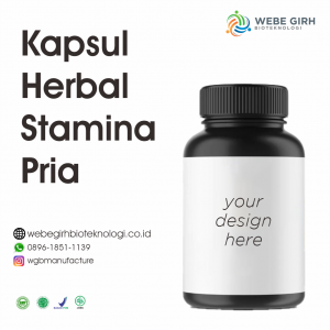 maklon kapsul herbal stamina pria