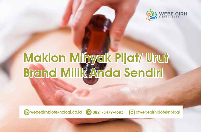 Maklon Minyak Pijat Urut Brand Milik Anda Sendiri