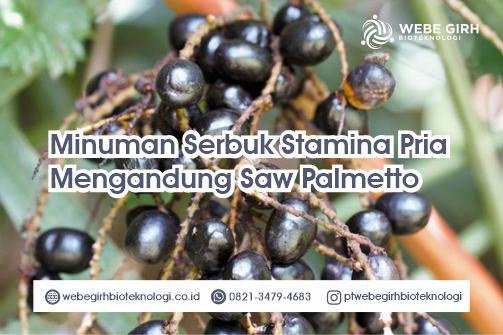 Minuman Serbuk Stamina Pria Mengandung Saw Palmetto