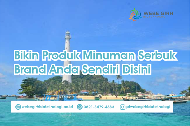 Bikin Produk Minuman Serbuk Brand Anda Sendiri Disini