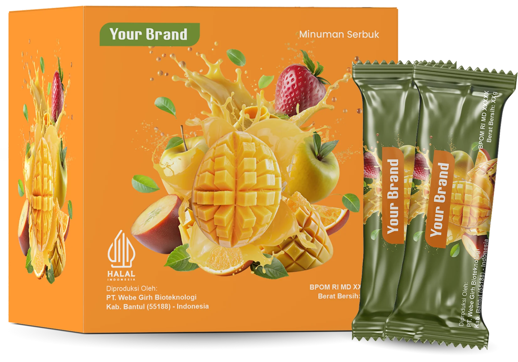 Maklon Minuman Serbuk